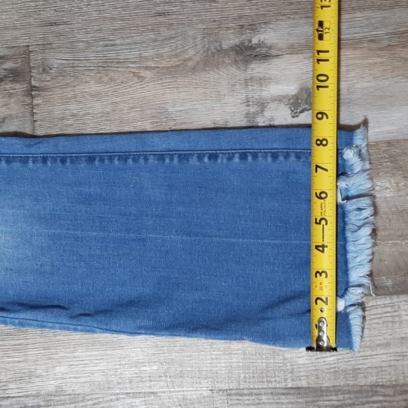 Kancan lightwash split frayed hem size 29 womens jeans - Picture 7 of 9